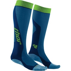 Motokrosové ponožky THOR MX COOL SOCK BLUE/GREEN vel. 10-13