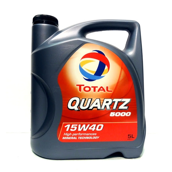 Olej Total Quartz 5000 15w 40 5L                                                                                                                                                                                                                          