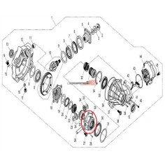 Klec předního diferenciálu -CFMOTO                                                                                                                                                                                                                        