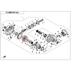 horní díl přední diferenciál CFMOTO                                                                                                                                                                                                                       