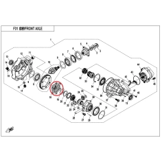 horní díl přední diferenciál CFMOTO                                                                                                                                                                                                                       