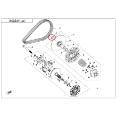 Podložka do variátoru CFMOTO                                                                                                                                                                                                                              
