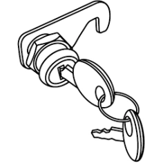 Zavírací mechanismus ke kufru                                                                                                                                                                                                                             