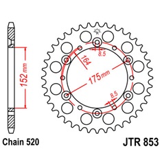 Rozeta JT 40 zubů sedí na jumbo 300                                                                                                                                                                                                                       