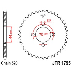 Rozeta JT 22z, Suzuki LTZ 80 89-06                                                                                                                                                                                                                        