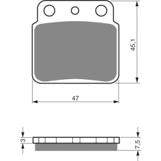 Brzdové destičky GoldFren AD Kawasaki, Suzuki                                                                                                                                                                                                             