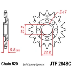 Řetězové kolečko JF 14z, Honda TRX 450R                                                                                                                                                                                                                   