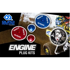 Zátky motoru QR LTZ/LTR červené                                                                                                                                                                                                                           