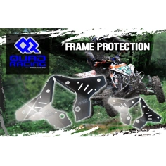 Boční kryty rámu na Kawasaki KFX 400                                                                                                                                                                                                                      