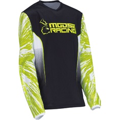 Dress dětský MOOSE Agroid Jersey černá žlutá