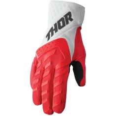 Rukavice THOR SPECTRUM červeno-bílé XS