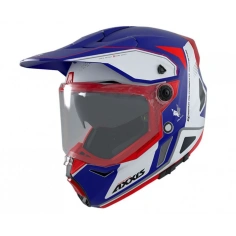 Helma Enduro AXXIS WOLF DS  roadrunner C7 matná modrá