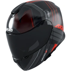 Výklopná helma AXXIS GECKO SV ABS epic b5 matná fluor červená