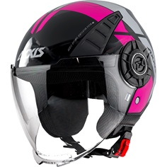 Helma Otevřená AXXIS METRO ABS cool b8 lesklá růžová L                                                                                                                                                                                                    