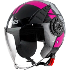 Helma Otevřená AXXIS METRO ABS cool b8 lesklá růžová L                                                                                                                                                                                                    