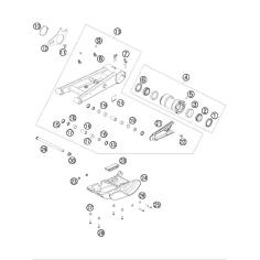 Kyvná vidlice KTM XC 525, 450                                                                                                                                                                                                                             