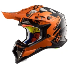 Helma LS2 MX470 SUBVERTER EMPEROR BLACK ORANGE