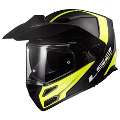 Helma LS2 FF324 METRO EVO RAPID Matt Black Gloss Yellow, FOG FIGHTER (PINLOCK)