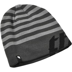 Pánska zimní čepice THOR CHARCOAL/BLACK RUTTS BEANIES