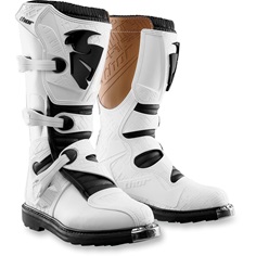 Dětské motokrosové boty YOUTH BLITZ S4 OFFROAD BOOTS WHITE vel. 4