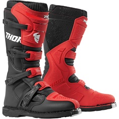 Motokrosové boty THOR BLITZ S5 OFFROAD BOOTS BLACK/RED vel. 11