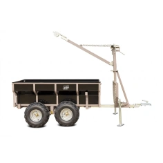 Vozík za čtyřkolku, černý, SHARK WOOD 1500                                                                                                                                                                                                                