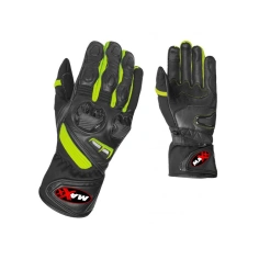 Rukavicev MAXX s protektory černá/ fluo,                                                                                                                                                                                                                  