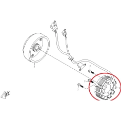 Stator CFMOTO 500, 600 - cívky zapalování                                                                                                                                                                                                                 