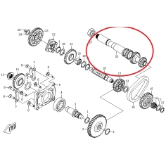 Hřídel převodu  JOURNEYMAN                                                                                                                                                                                                                                