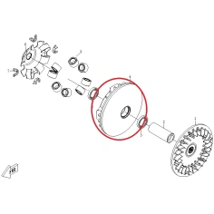 Talíř variator, primární CFMOTO                                                                                                                                                                                                                           
