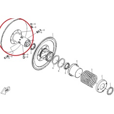 Talíř variatoru 2 zadní - CFMOTO                                                                                                                                                                                                                          