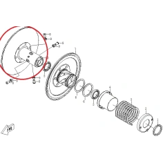 Talíř variatoru 2 zadní - CFMOTO                                                                                                                                                                                                                          