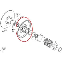 Talíř variatoru zadní 1 CFMOTO                                                                                                                                                                                                                            