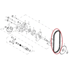 Řetízek olejové pupmy - CFMOTO                                                                                                                                                                                                                            