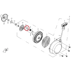 Západka ručního startování - CFMOTO                                                                                                                                                                                                                       