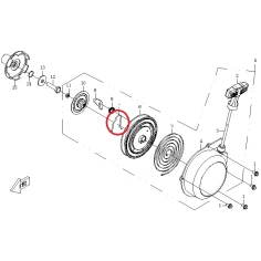 Zajišťovací pérko ruč. startování - CFMOTO                                                                                                                                                                                                                