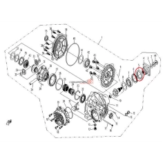 Gufero vstupu kardanu přední diferenciálu- CFMOTO                                                                                                                                                                                                         