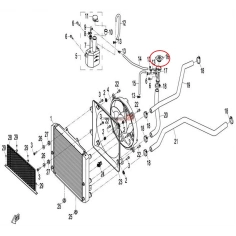 Víčko chladiče Gladiator RX510, X5, X6, X8, X550                                                                                                                                                                                                          