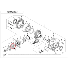Gufero zadní rozvodovky - CFMOTO shodné do linhai 500                                                                                                                                                                                                     