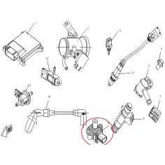 Cívka zapalování- CFMOTO                                                                                                                                                                                                                                  