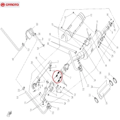 Pružina výfuku CFMOTO                                                                                                                                                                                                                                     