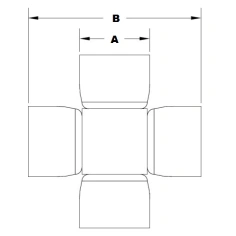 Kříž kardanu s maznicí 19-1016                                                                                                                                                                                                                            
