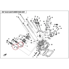 Ventil výfuku - CFMOTO                                                                                                                                                                                                                                    