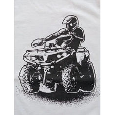 Tričko s potiskem 4kolky Bavorov bílé