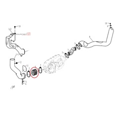 Spojovací guma CVT chlazení CFMOTO                                                                                                                                                                                                                        