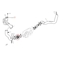 Spojovací guma CVT chlazení CFMOTO                                                                                                                                                                                                                        