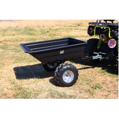 Vozík za čtyřkolku- zahradní černý                                                                                                                                                                                                                        