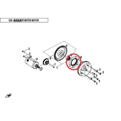 Volnoběžka startéru CFMOTO                                                                                                                                                                                                                                