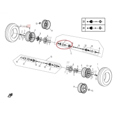 Kloub poloosy CFMOTO X5 PŘEDNÍ VNĚJŠÍ                                                                                                                                                                                                                     
