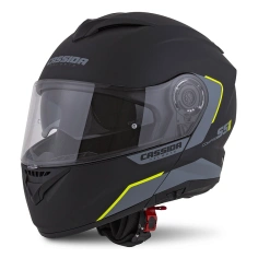 Helma Cassida Compress  (černá matná/šedá/červená)